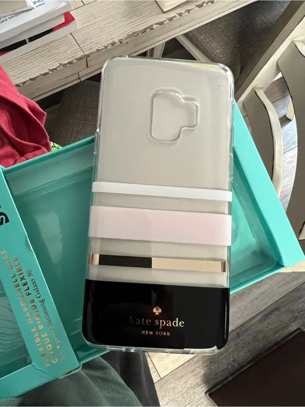 kate spade New York Black & Cream Striped Phone Case for Samsung